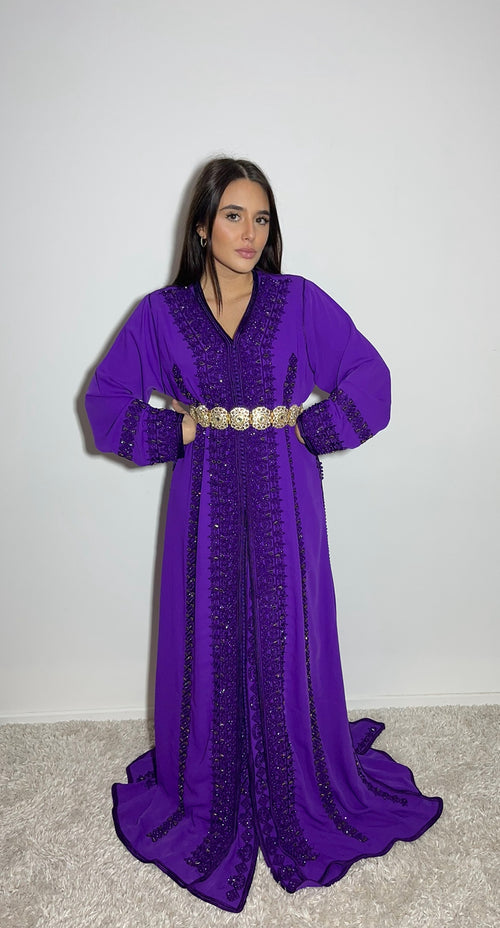 Caftan simple violet