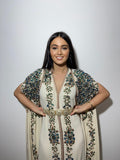 Caftan cape beige